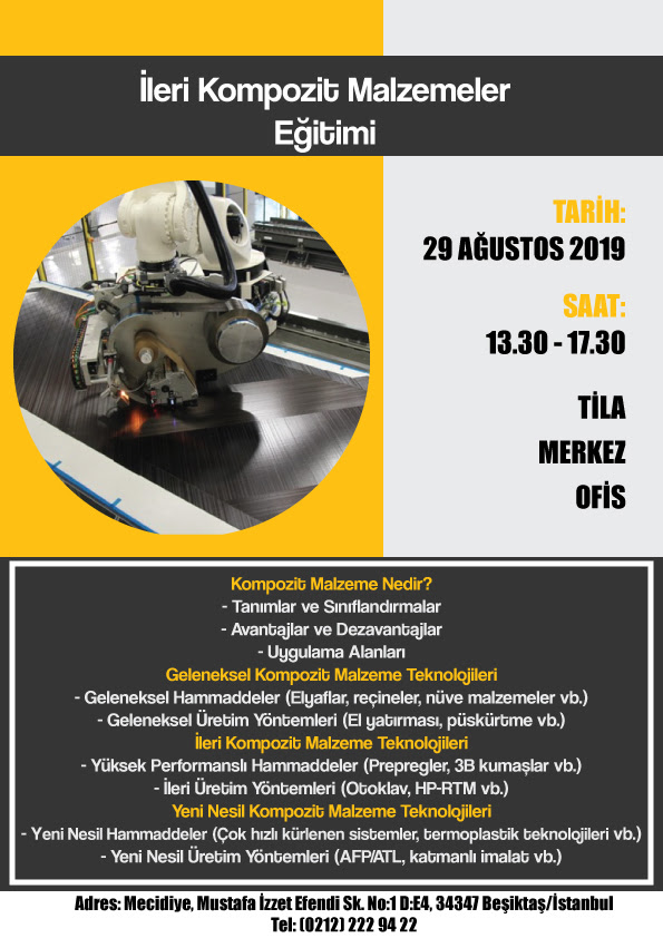 İleri Kompozit Malzemeler Eğitimi