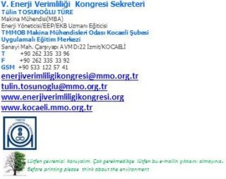 V. Enerji Verimliliği Kongresi ve Sergisi
