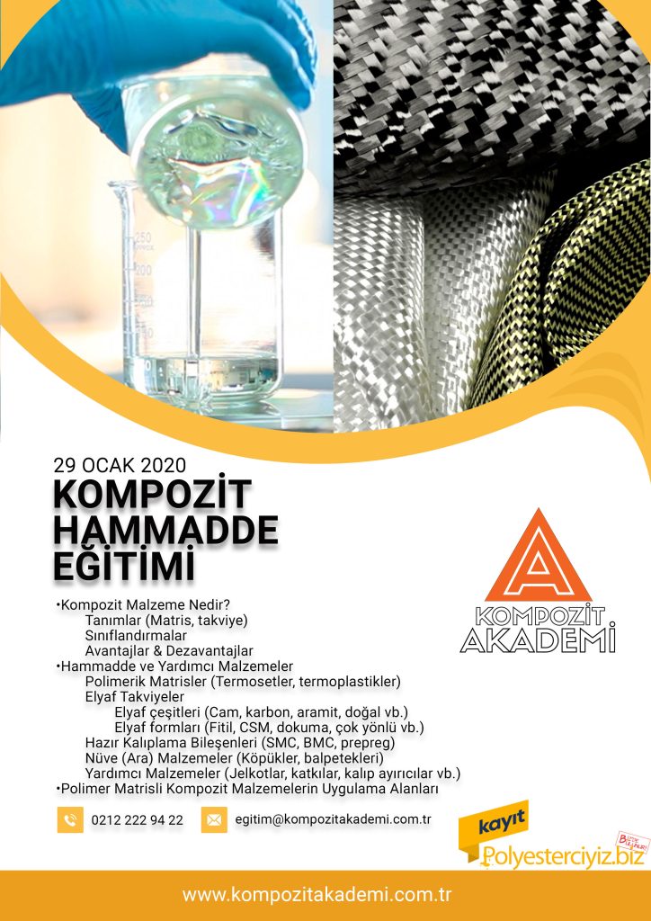 Kompozit Hammadde Eğitimi 29 Ocak 2020