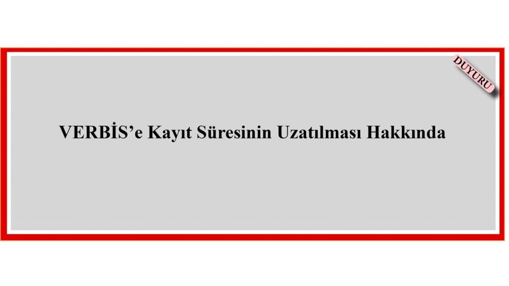 VERBİS Sistemi Veri Envanteri Programı
