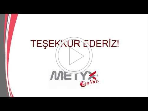 METYX Online – Webinar Duyurusu