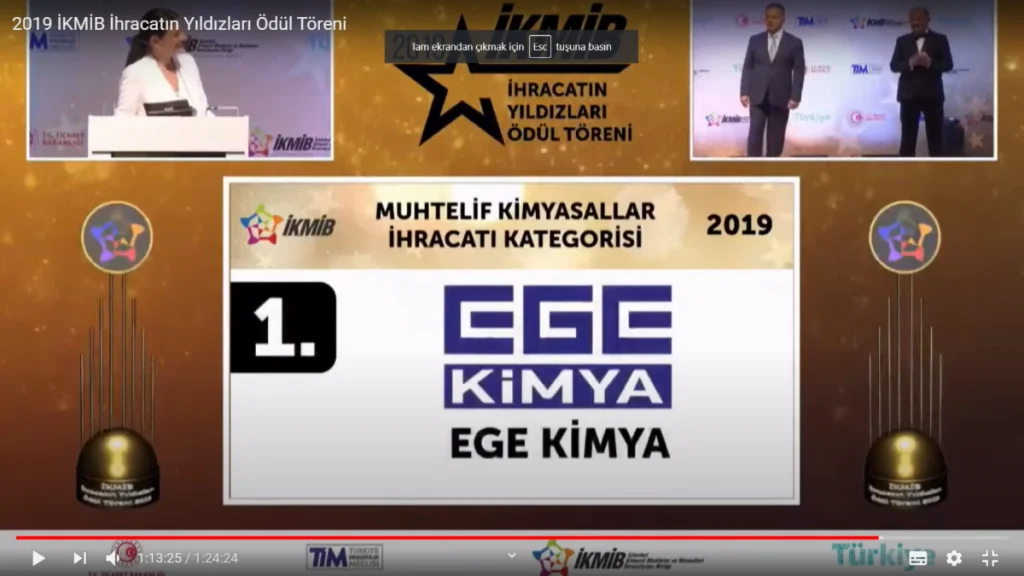 İKMİB 2019 YILI İHRACATIN YILDIZLARI