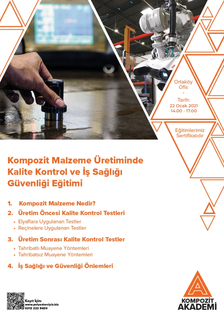 Kompozit Malzeme Üretim. Kalite Kontrol ve İSG