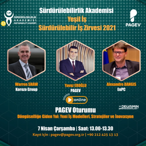 PAGEV – Yeşil İş Zirvesinde Buluşuyoruz