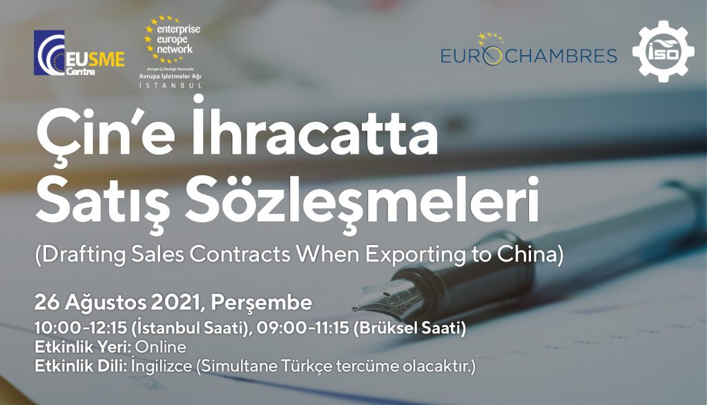 Çin’e İhracatta Satış Sözleşmeleri Semineri