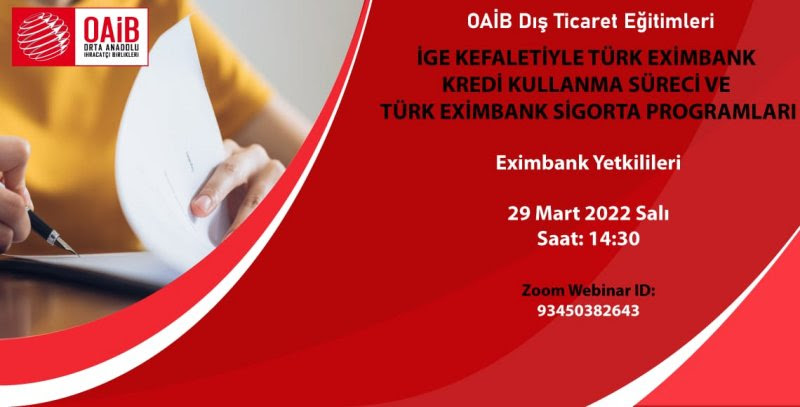 Türk Eximbank Kredi Kullanma Süreci Eğitimi