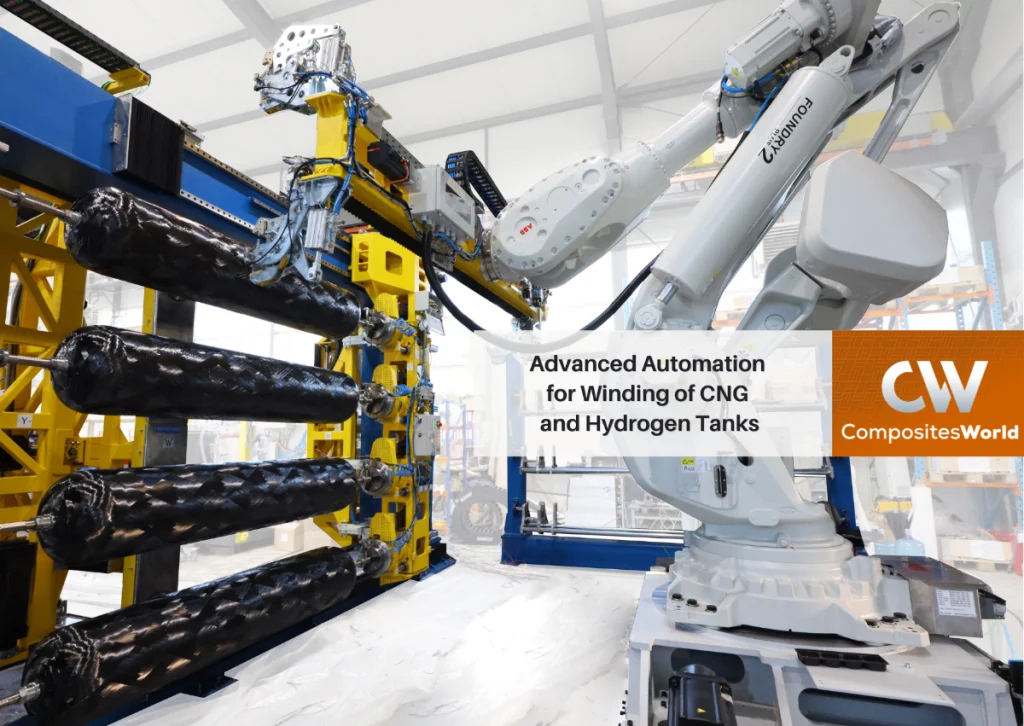 Winding of CNG and Hydrogen Tanks