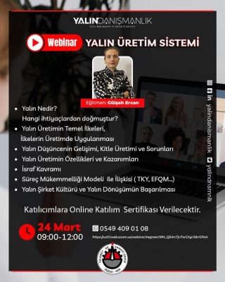 Yalın Üretim Sistemi Webinarı