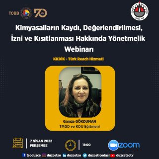 (KKDİK-REACH) Tüzüğü Bilgilendirme Semineri