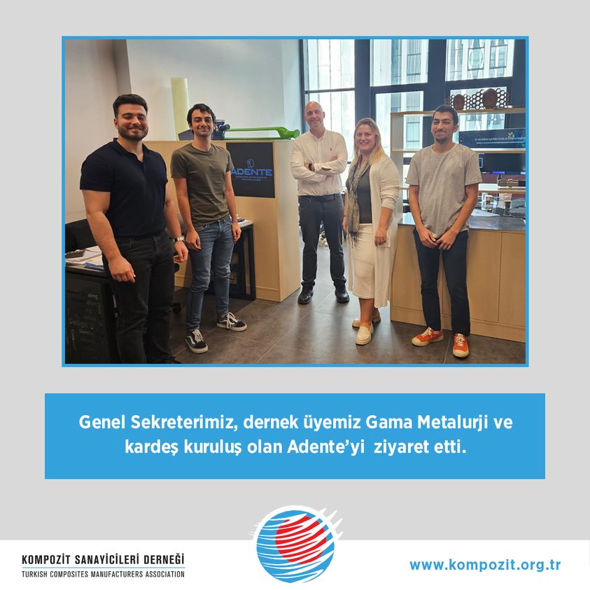 Genel Sekreterimiz, dernek üyemiz Gama Metalurji ve kardeş kuruluş olan Adente’yi Ziyaret Etti.