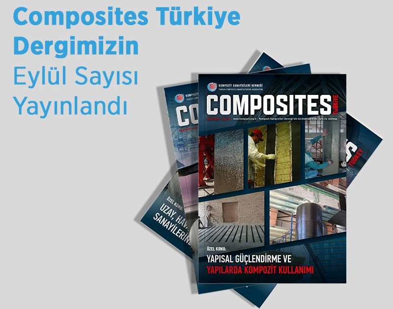 Composites Türkiye Dergimizin Aralık Sayısı Yayımlandı.