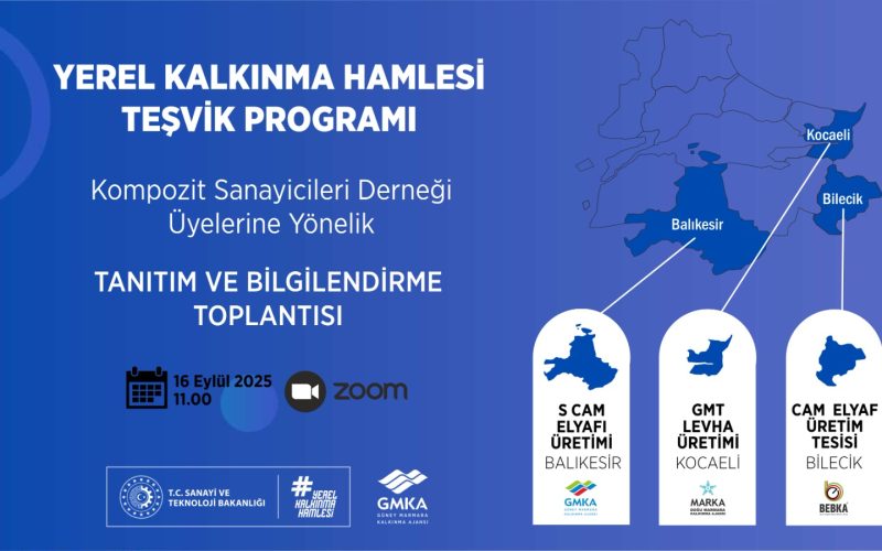 Yerel Kalkınma Hamlesi Teşvik Programı Webinarı Gerçekleştirildi.