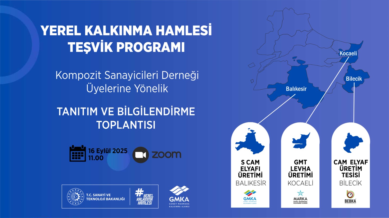 Yerel Kalkınma Hamlesi Teşvik Programı Webinarı Gerçekleştirildi.