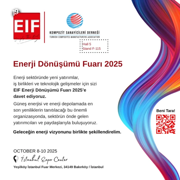 19th EIF Energy Transition Expo’da yerimizi alıyoruz!