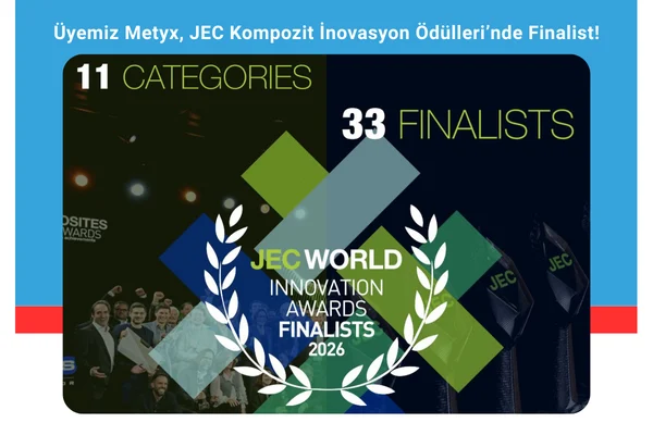 Üyemiz Metyx, JEC Kompozit İnovasyon Ödülleri’nde Finalist!